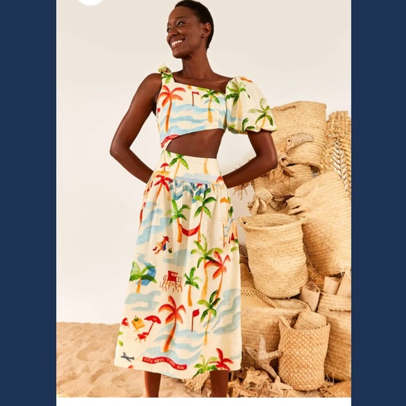 FARM Rio Dresses & Skirts - 🌿|NWT| Farm Rio Copacabana Midi Dress